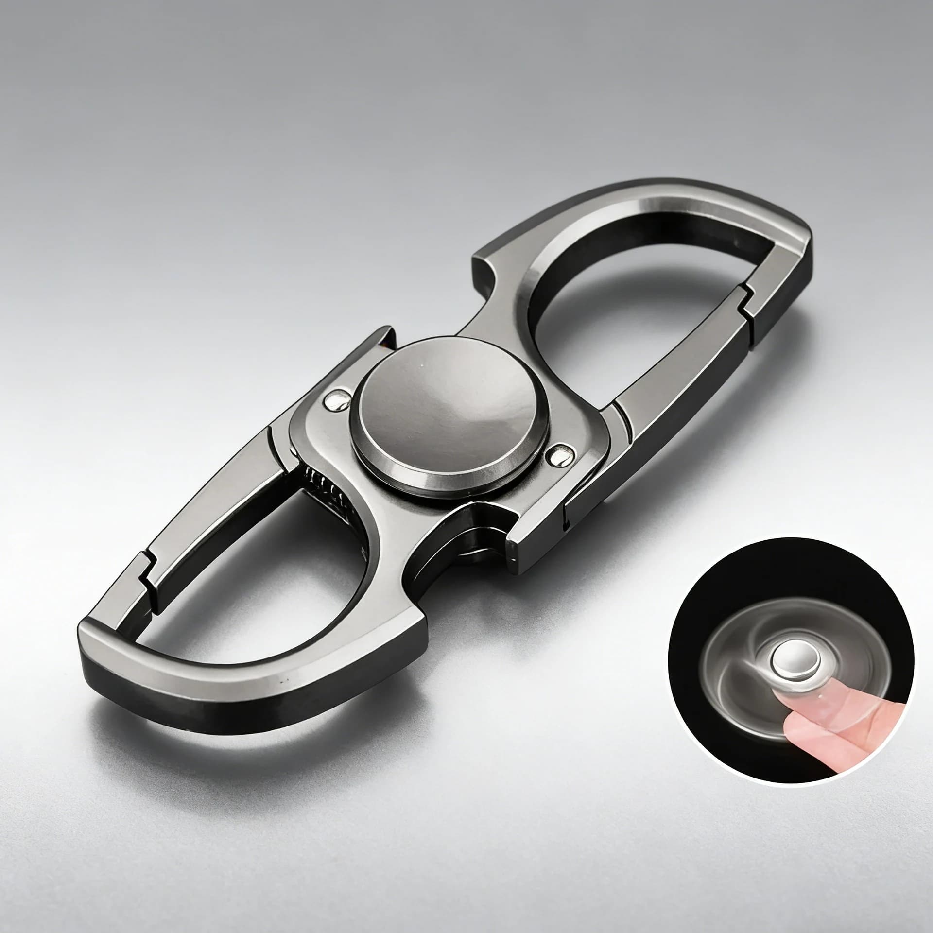 Toes Spinner Toy Desktop Stress Lift Anti-anxiety Metal Toy Shake Ketchain Toys EDC Bottle Opener Adult Kids Gift