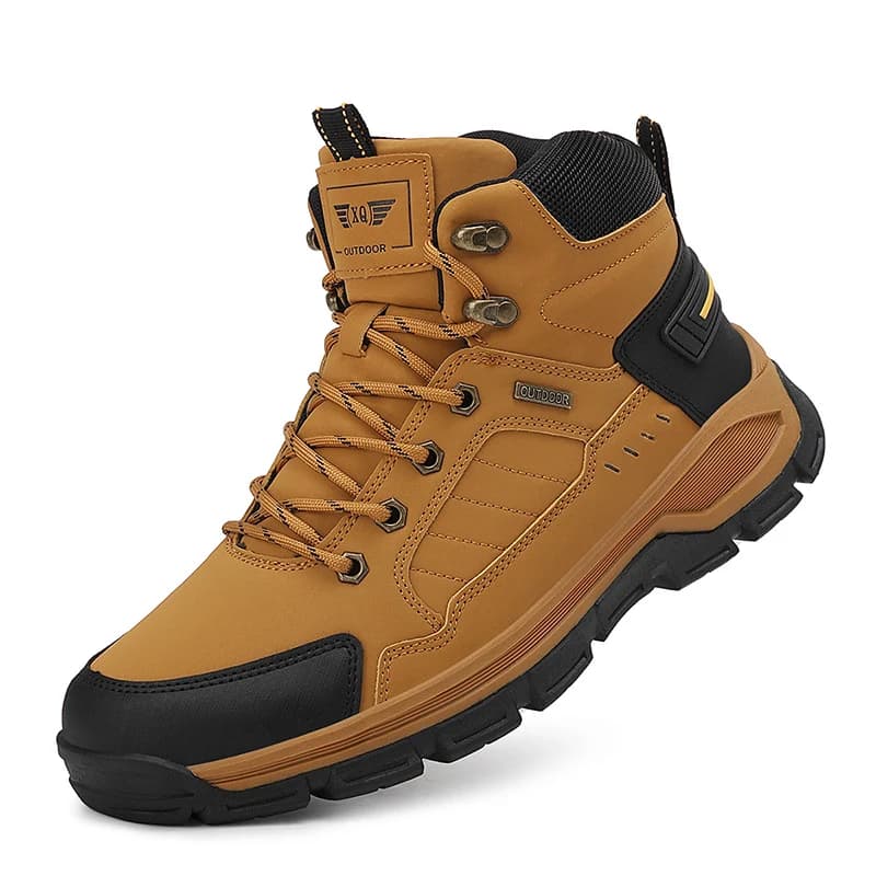 New Autumn Men's Boots Fashionable Outdoor Trekking Boots Men's Work Boots Waterproof Leather Men's Boots Non-slip Men's Boots in the Desert Sneakers