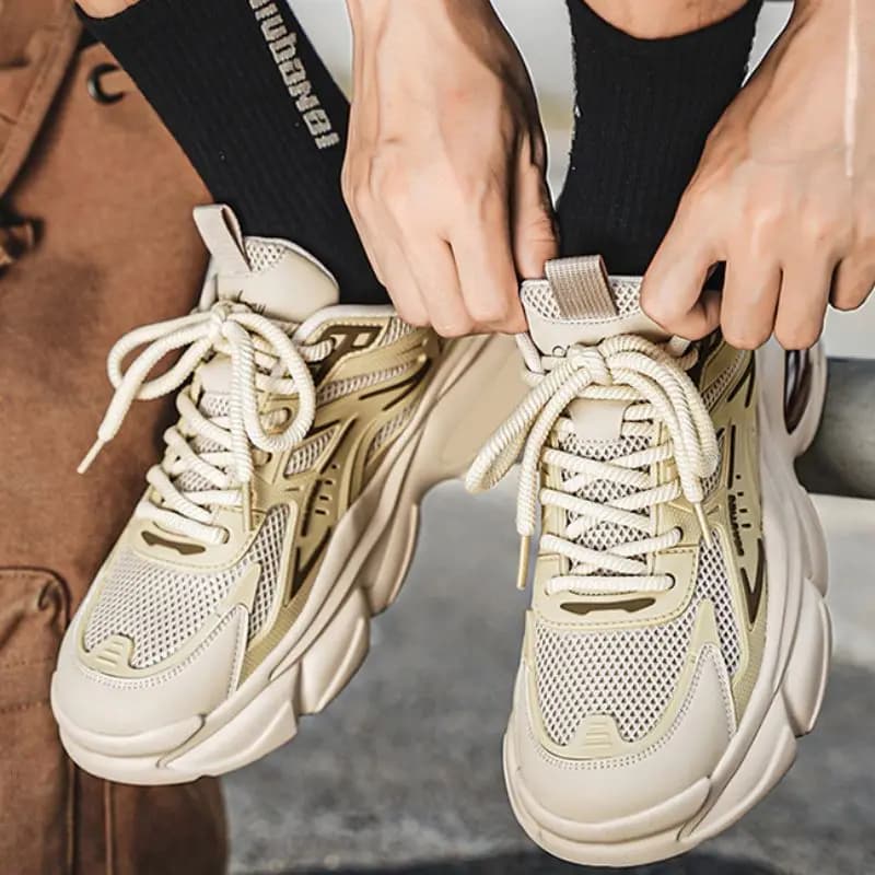 Scarpe da Uomo in Mesh Primavera Estate 2026, Nuovo Design Traspirante, Scarpe Sportive Casual da Corsa, Sneakers da Passeggio e Viaggio per Uomo