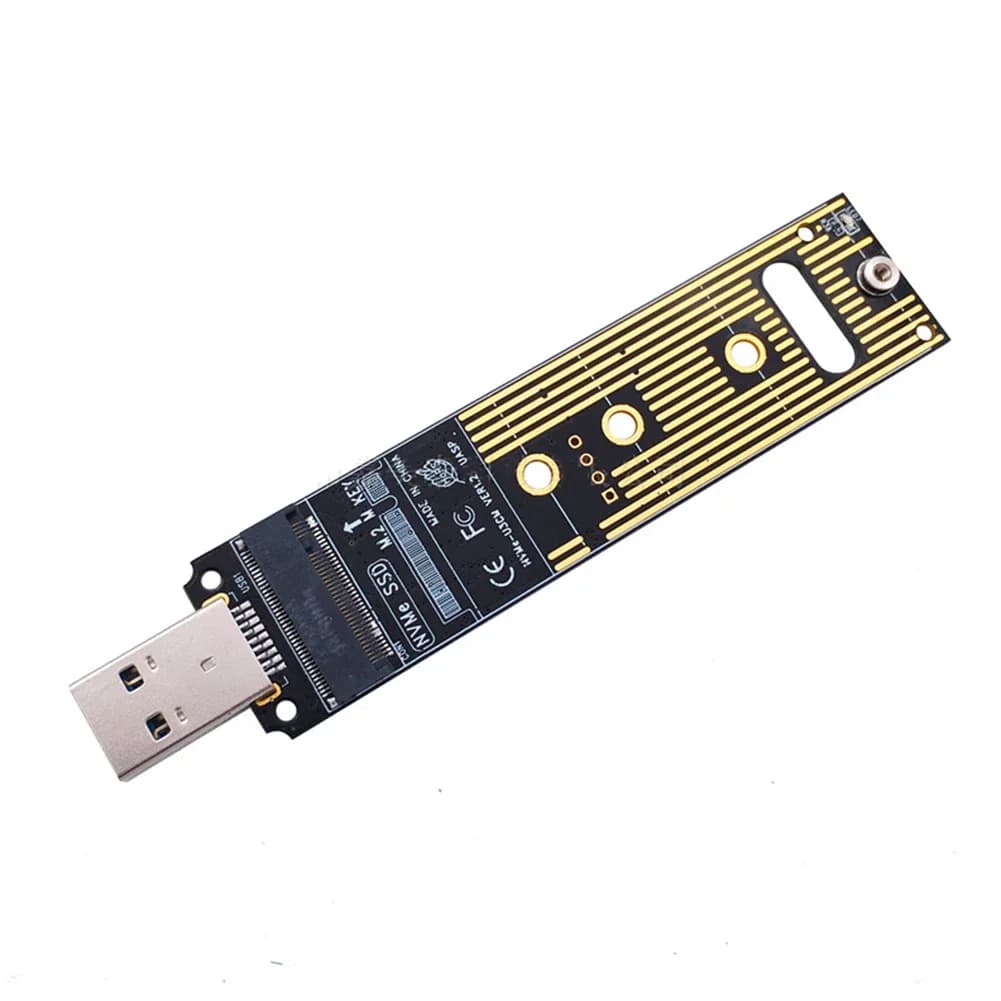 M.2 NVMe SSD A USB 3.1 adattatore USB A 10gbps M.2 NVMe A lettore di schede USB M.2 NVMe USB3.0 convertitore di Test esterno per SSD M2 Nvme