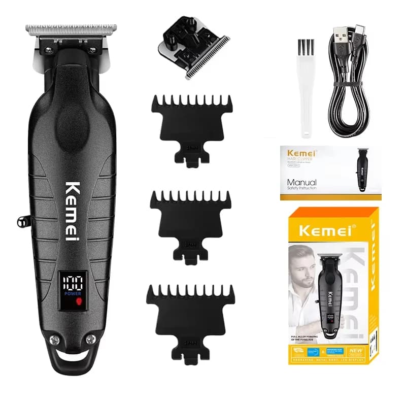 Kemei KM-2293 Professional Haircut Rechargeable, Electric Tosatrice Wireless for Men