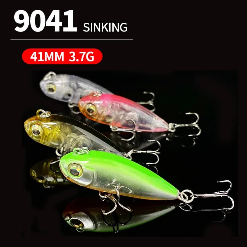 Mini matita affondante esche da pesca 41mm 3.7g Stream River esca dura artificiale per spigola luccio trota Swimbait accessori per acqua salata