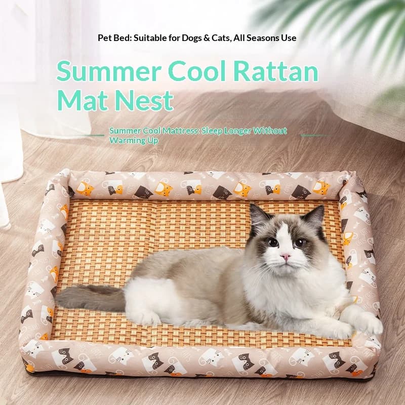 Tappetini rinfrescanti estivi per animali domestici, cucce per cani e gatti, letti rinfrescanti e resistenti per animali domestici, accessori per animali domestici, articoli per animali domestici