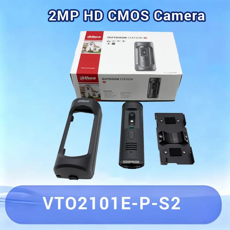 Dahua VTO2101E-P-S2 IP Villa Door Station 2MP Camera Two-way Audio Lock Control PoE IR WDR IP65 & IK10 Doorbell Smart Home