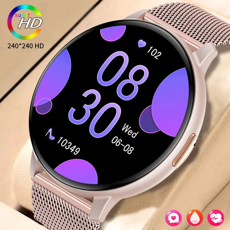 LIGE Smart Watch Donna Uomo Full Touch Screen Chiamata Bluetooth IP67 Orologi impermeabili Frequenza cardiaca Sport Fitness Tracker Smartwatch