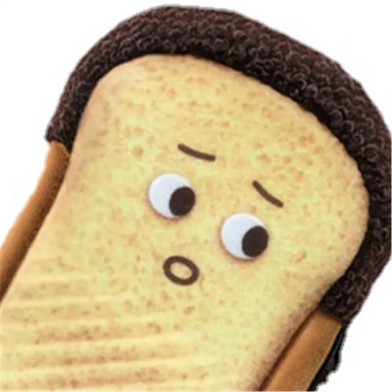 Astuccio per pane emotivo Simpatico cartone animato Toast giapponese Divertente creativo Studente Regalo di cancelleria Astuccio per pane unisex