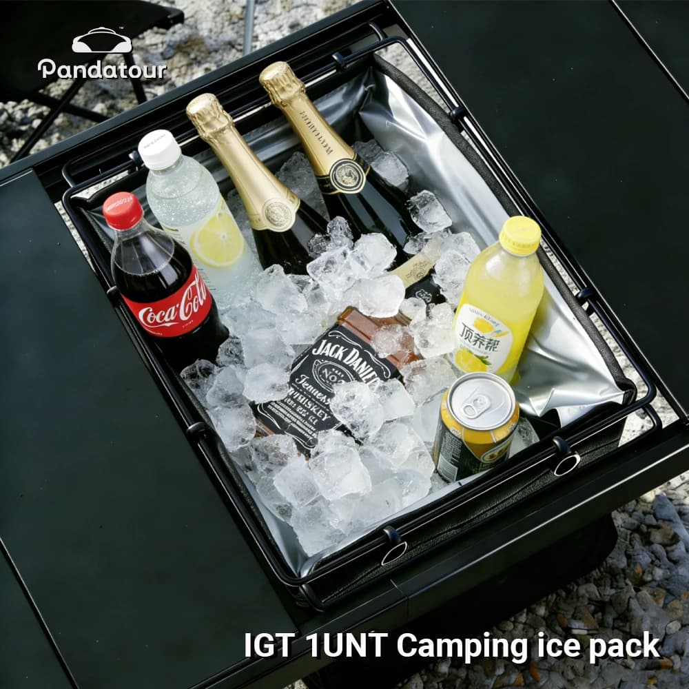 Thermal bag Pandatour Camping IGT 1UNT for Summer, Large Capacity, Organizer for Equipment, Insulating bag for Picnic open