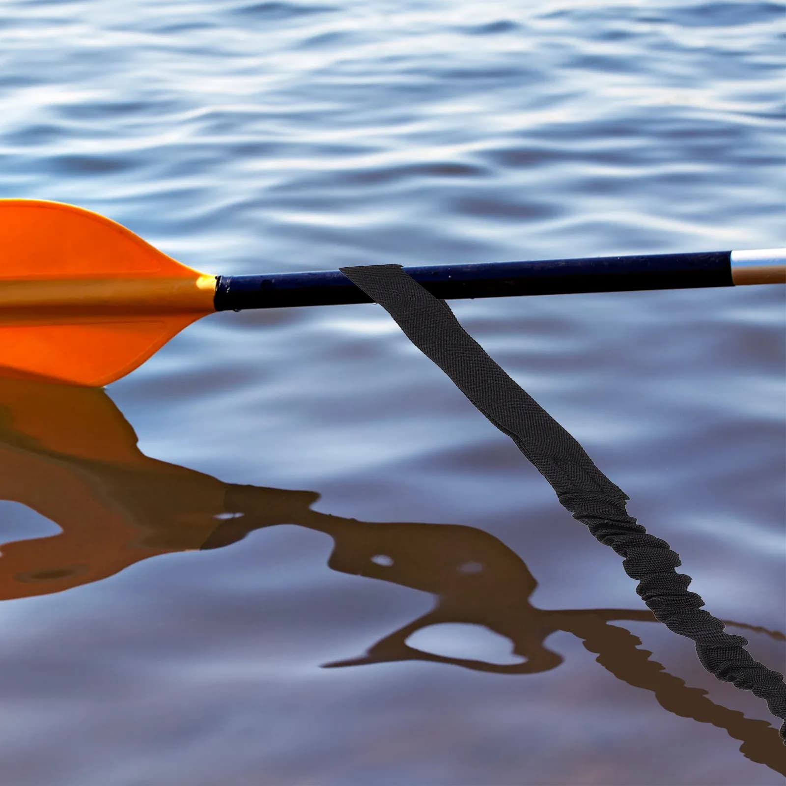 Corda di Sicurezza Elastica per Pagaia da Kayak con Gancio e Blocco, Linea Anti-Smarrimento per Pagaia, Accessori per Kayak, Canoa e Remi