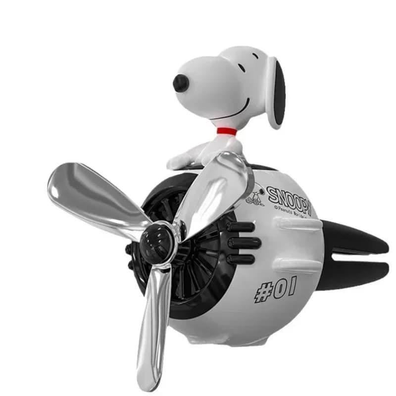 Simpatico Snoopy Anime Deodorante per auto Aromaterapia Pezzo di fragranza Decorazione per presa d'aria per auto Clip per profumo Accessori per decorazioni