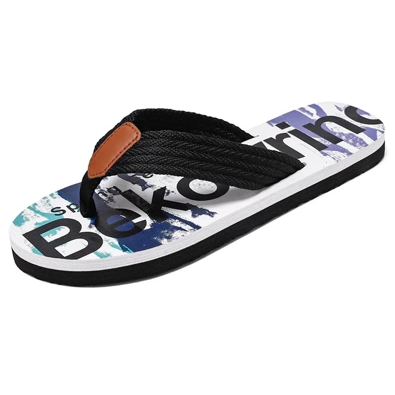 Nuove Ciabatte Estive da Uomo Intrecciate Traspiranti Infradito Piatte Casual Ultra Leggere Antiscivolo Sandali da Spiaggia per Esterni Scarpe da Uomo