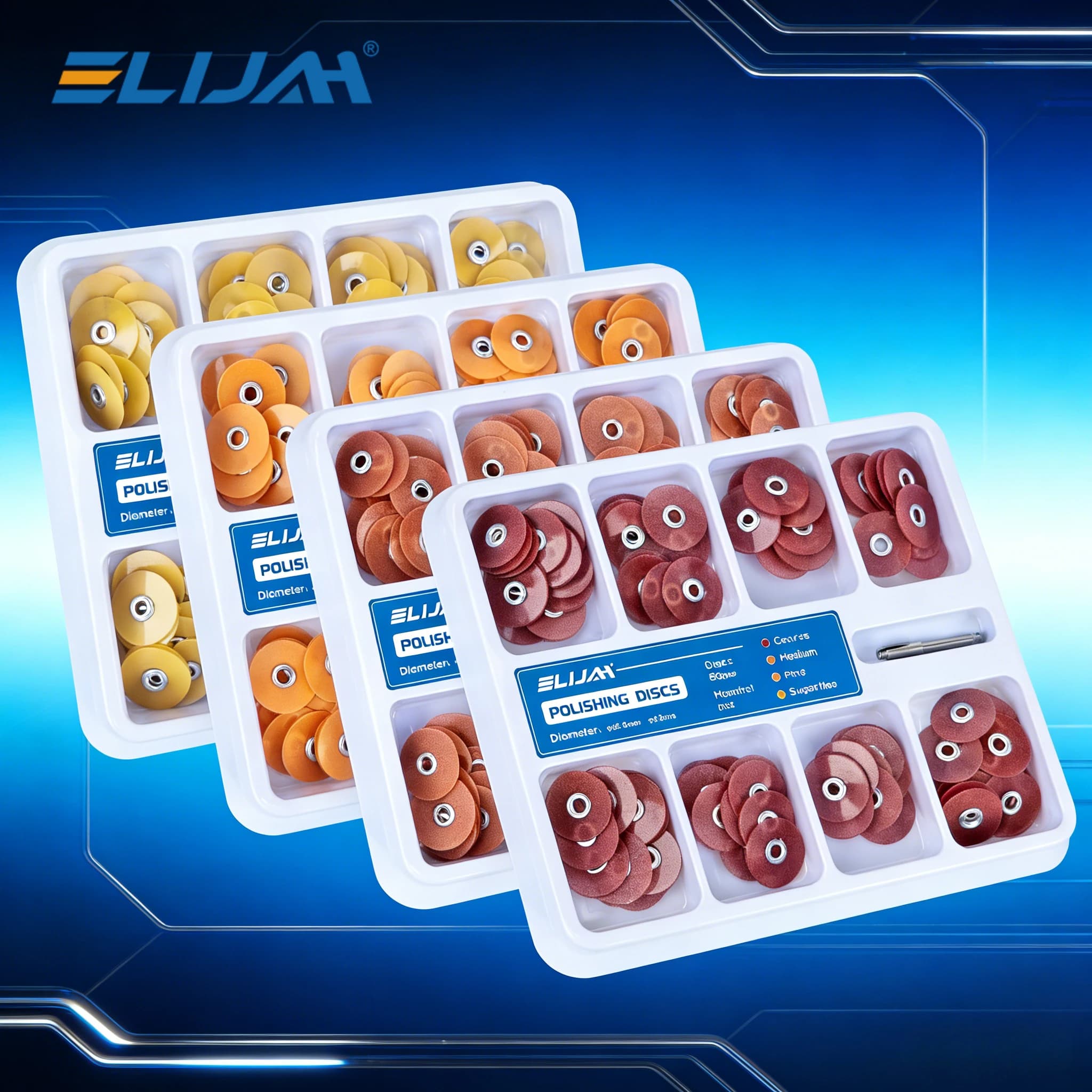 80 Pieces/Scan Discs for Dental Finishing and Polishing with RA Support Rod, Tooth Whitening Material, Dental Tools