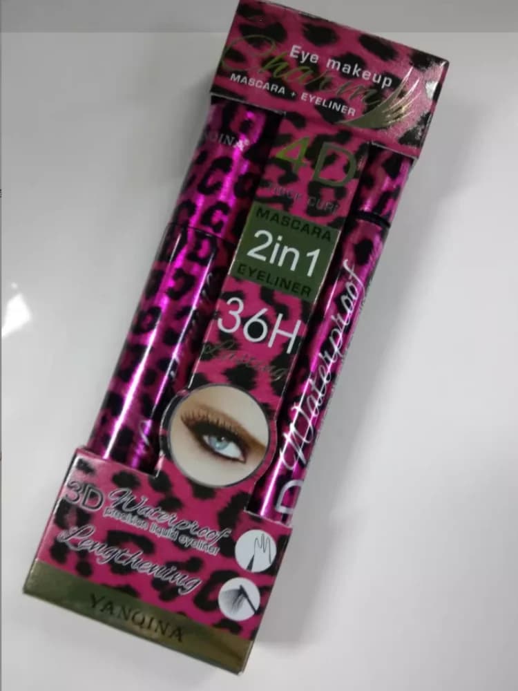 Matite Eyeliner Liquid Effetto Leopardo 4D, Mascara Waterproof, Cosmetics for Eyes, Eyeliner Volumizing and Stretching, Matita Sopracciglia, Makeup Eyewear