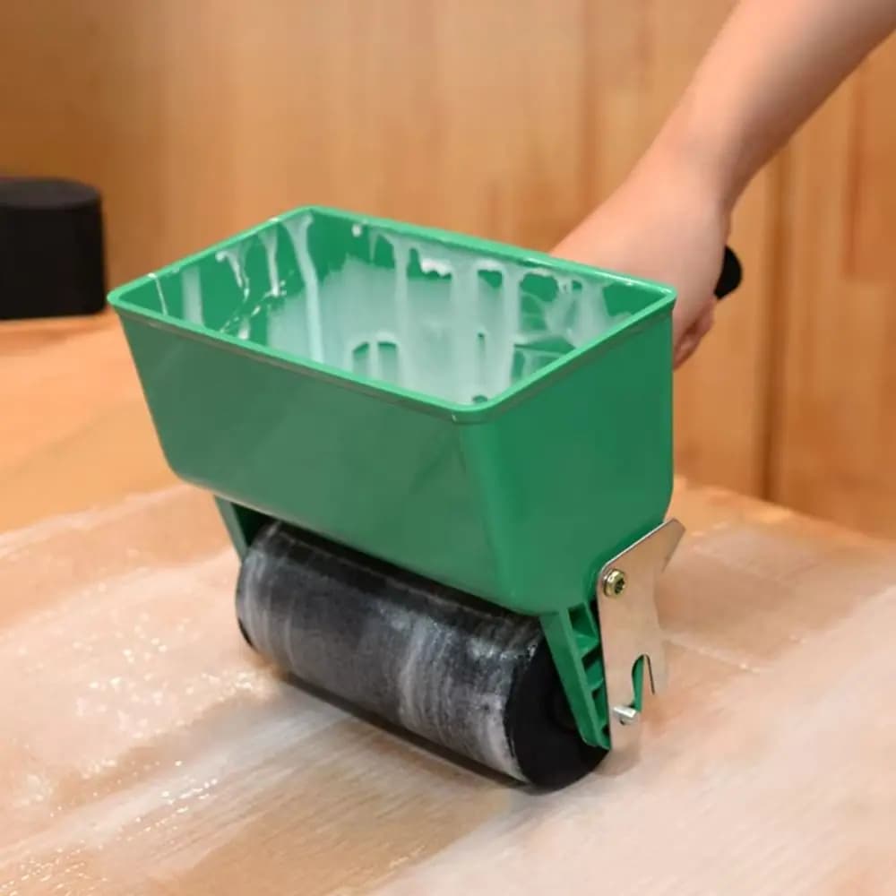 Manual Drum Gluing Machine with Aluminum Core with Industrial Plastic Slurry Wheel ABS 3 Inch/6 Inch
