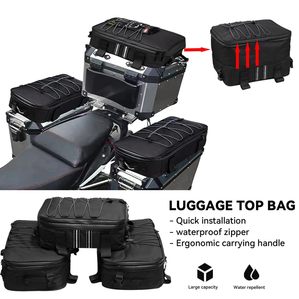 Top Bag Moto Per BMW R 1200 1250 GS LC F650GS ADV Adventure Top Box Borse laterali Borsa Custodia Borse da viaggio impermeabili