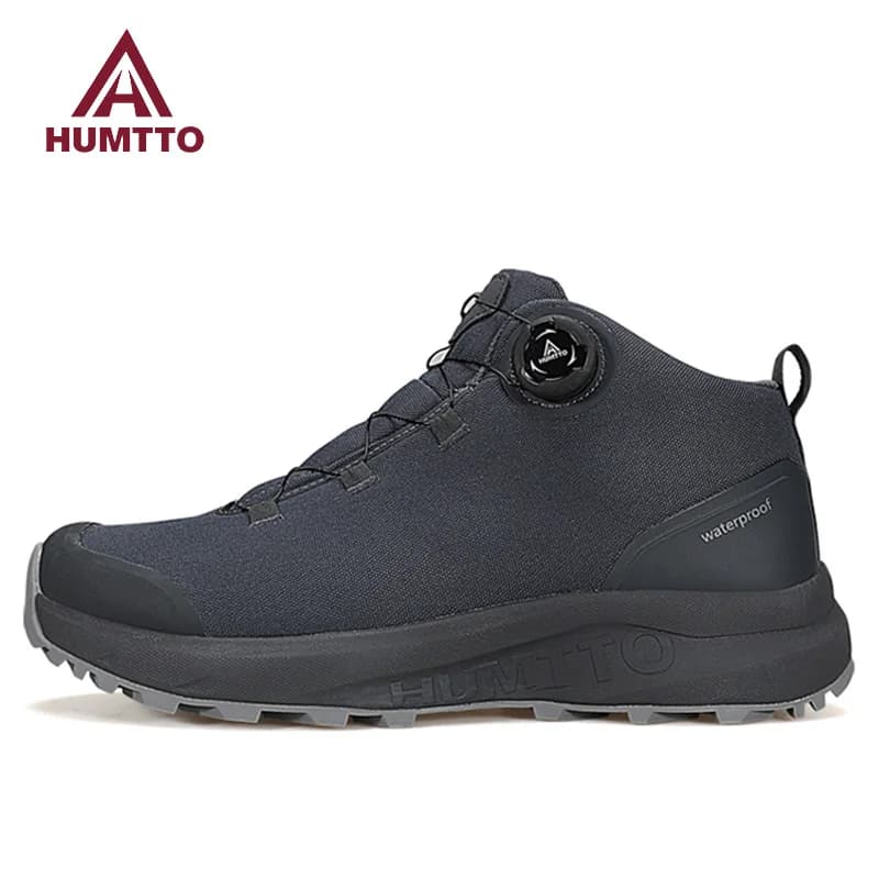 HUMTTO Scarpe da trekking Uomo Inverno Sport all'aria aperta Scarpe da arrampicata Stivali da caccia Caldi all'aperto Trekking Sneakers Stivali da viaggio alla caviglia