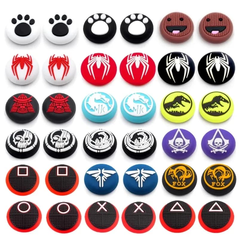 Silicone thumb handle cap cover for PS4 PS5 Playstation 5 Xbox Series XS Game joystick controller accessories Lever handle caps