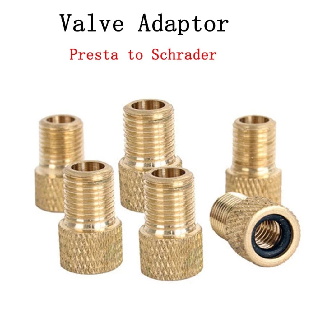 Cycling Wheel Tire Transfer Cinverter Mountain Bike Road Bike Bicycle Punp Tube Presta To Schrader Valve Adapter Pump Convert