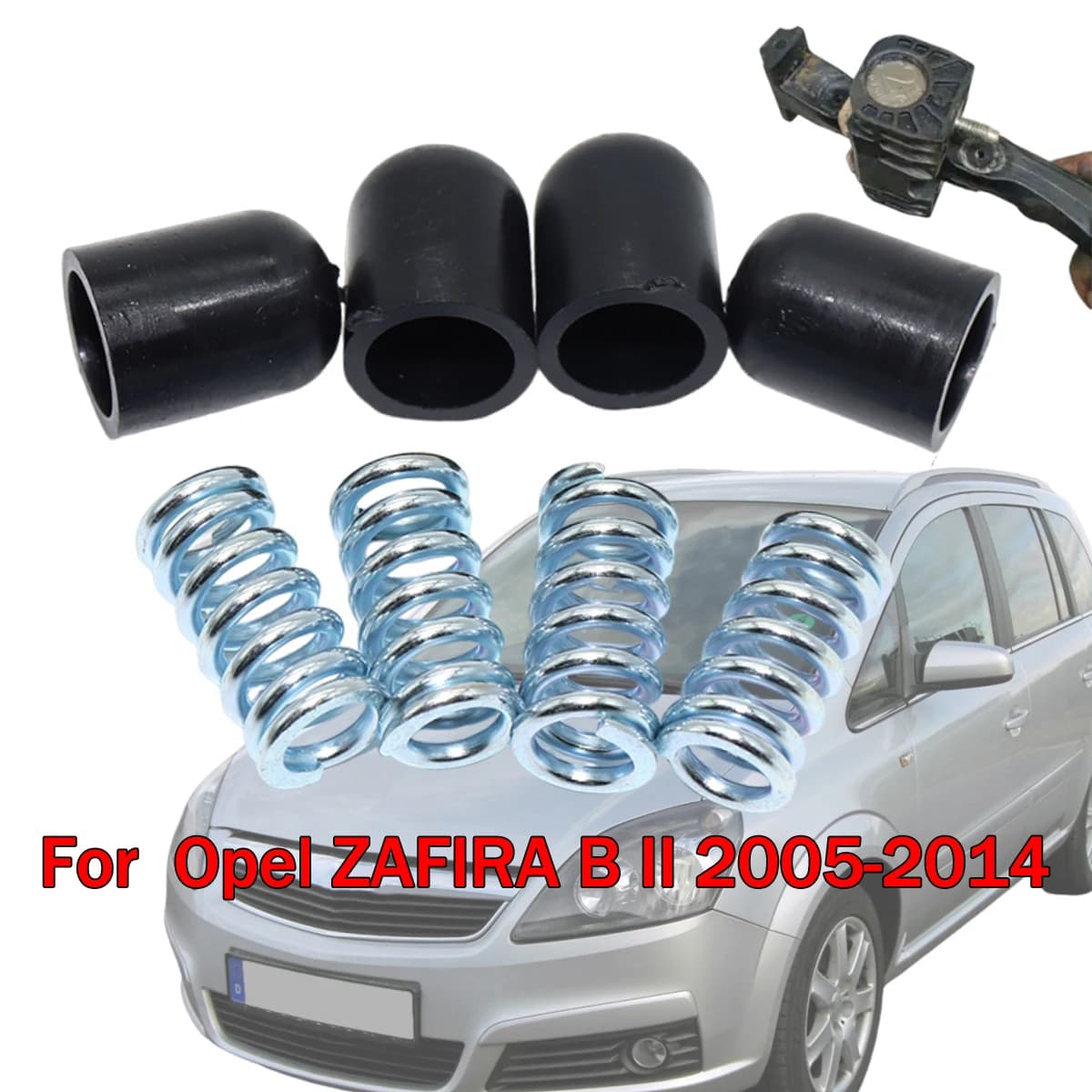Kit di Riparazione per Fermo Porta Auto a 2 Porte, Molla Ammortizzante per Opel ZAFIRA B II 2005-2014