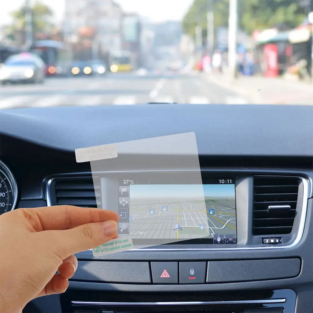 12 Pezzi di Nastro Adesivo Statico Trasparente Premium per Montaggio Dash Cam Auto, Adesivo Resistente al Calore per Parabrezza, Permessetto di Parcheggio
