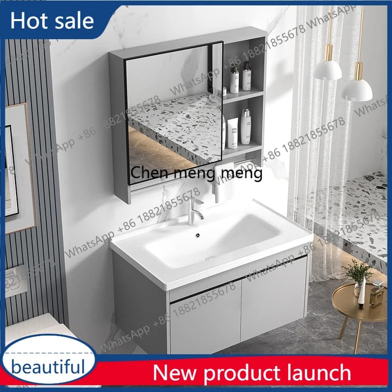 A13 Lavabo WC Armadi da bagno Partizione vintage Vanity Light Armadi da bagno Specchio Doccia Mobile Lavatrice Mobili