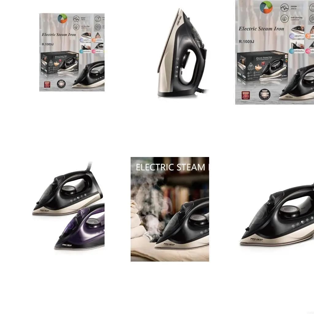 Dispositivo per rimozione delle rughe del tessuto con ferro da stiro a vapore regolabile per vaporizzazione portatile dei