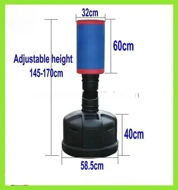 2025/ Professional Boxing Bag Self-supporting Kick Boxing with Fillable Base with Water or Sand