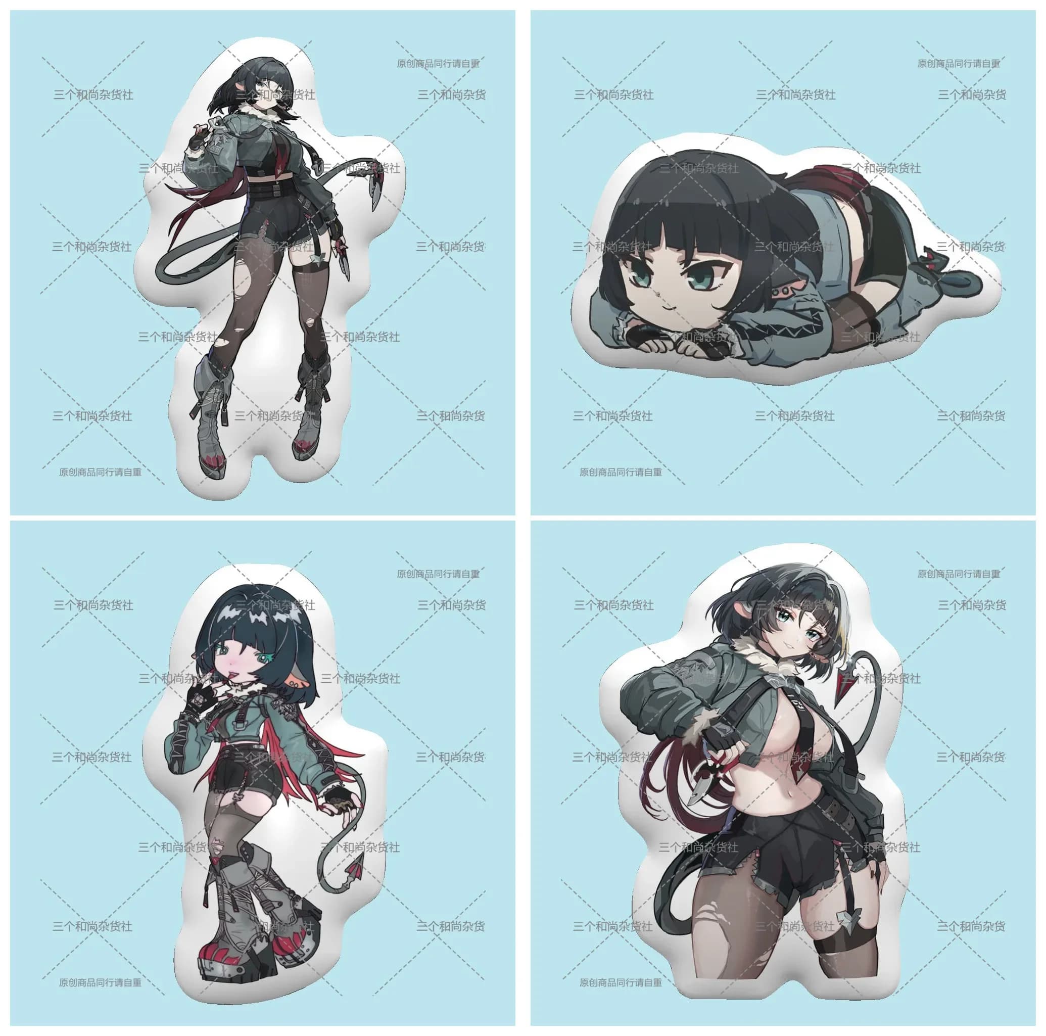 Anime Zenless Zone Zero Jane Doe ZZZ Cosplay Studente Cuscini per pisolino Burattino Imbottitura Peluche Cuscino Cartoon Cotone Peluche Cuscino del divano