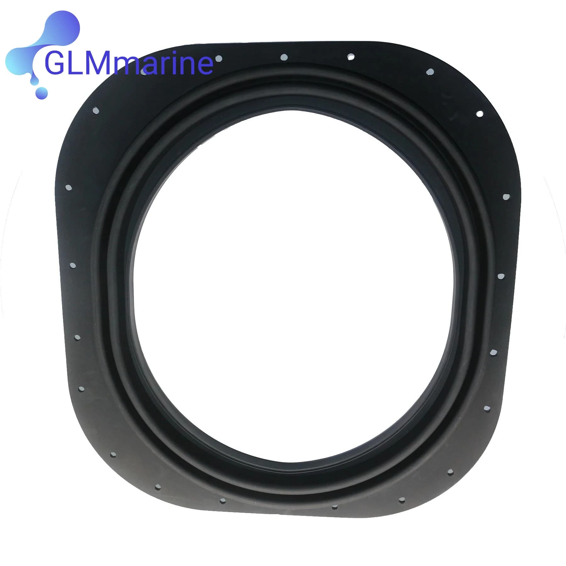 Boat Motor Transom Seal w/ 22 Screw Holes 0909527 Compatible With OMC Stern Drive 1978-86 Rubber Bellow Seal Boot 909527