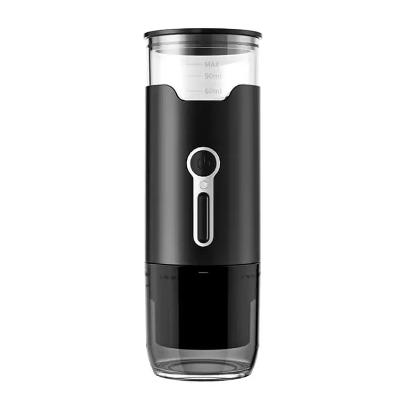 A01F-Portable Coffee Maker Electric - Compact Capsule & Powder Brewer, Ideal For Travel & Office Use