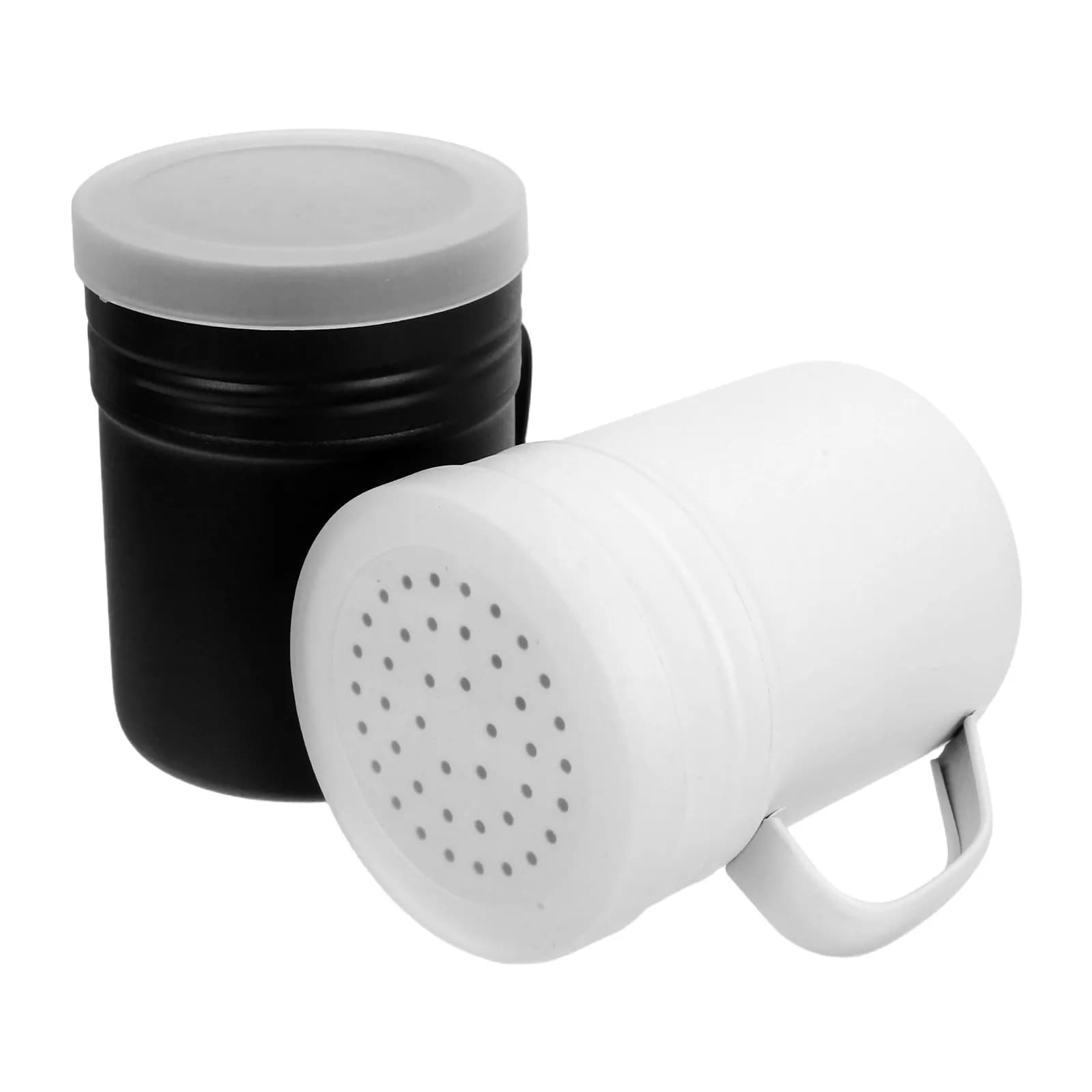 2Pcs Stainless Steel Seasoning Shaker Bottle Set Bbq Spice Dispenser Powder Container Portable Outdoor Cooking