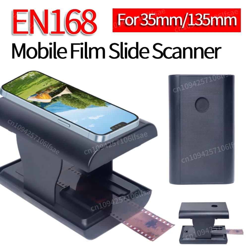 Scanner per diapositive per pellicole mobile con diapositive retroilluminate a LED e scanner per pellicole negative Scanner per visore di pellicole per diapositive per smartphone