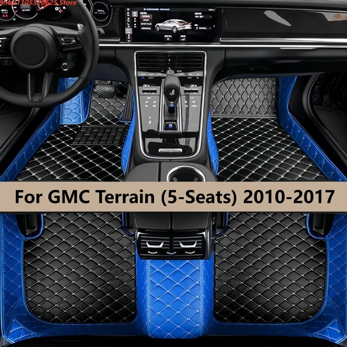 Tappetini Auto Personalizzati a 5 Posti per GMC Terrain 2010-2017, Accessori Auto, Tappeti per Veicoli