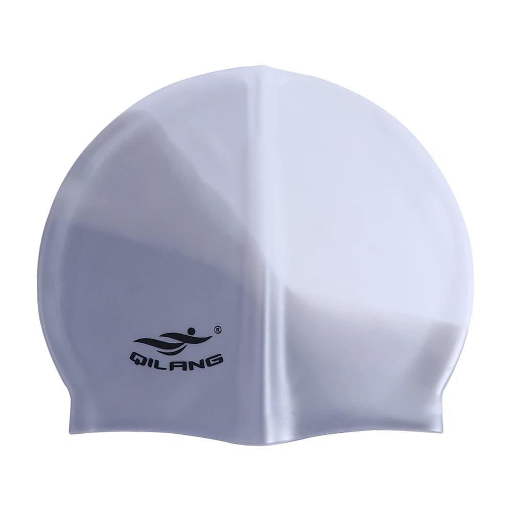 Practical Swim Pool Colorful Waterproof Swim Cap Plus Size Long Hair Swimming Cap Swimming Hat Swim Pool Hat Bathing Cap