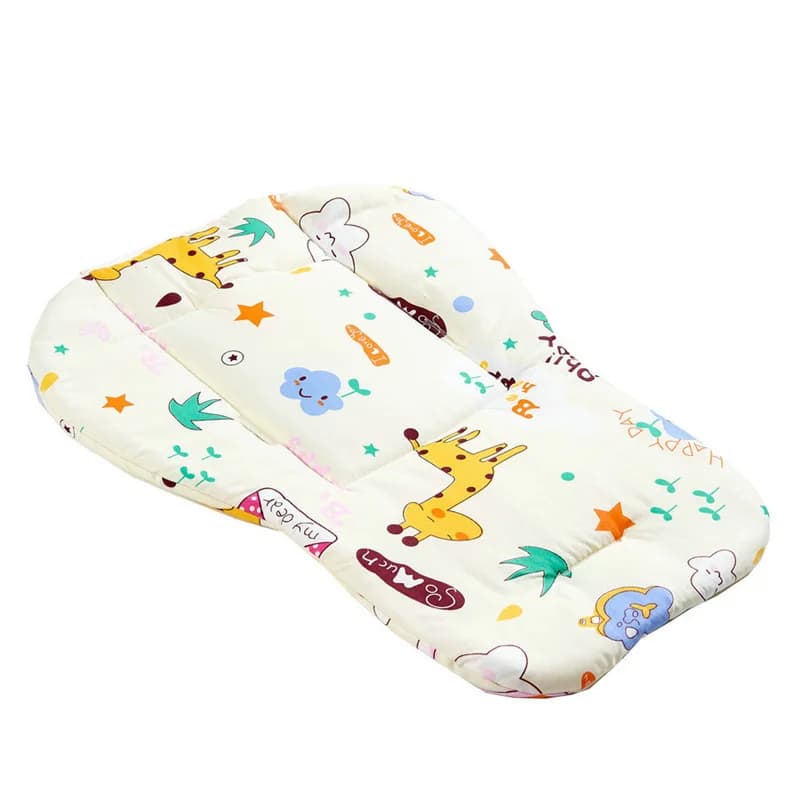 Cuscino per sedile posteriore per sedia da pranzo per bambini per la casa Cuscino per sedile in cotone universale per passeggino Accessori per cuscino per sedile per passeggino carino