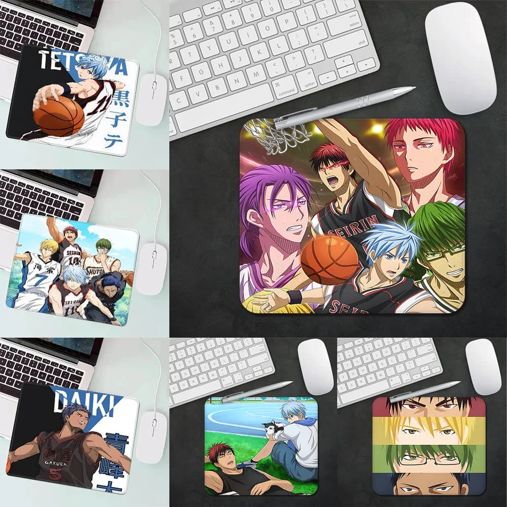 Tappetino per mouse da gioco Anime Kuroko No Baskets XS, tappetino per mouse piccolo per PC, decorazione per desktop, tappetino per mouse da ufficio, tappetino da scrivania