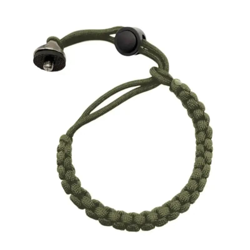 Cinturino sicurezza da polso intrecciato in nylon 652F, adatto universale per vari modelli action camera DSLR. semplice