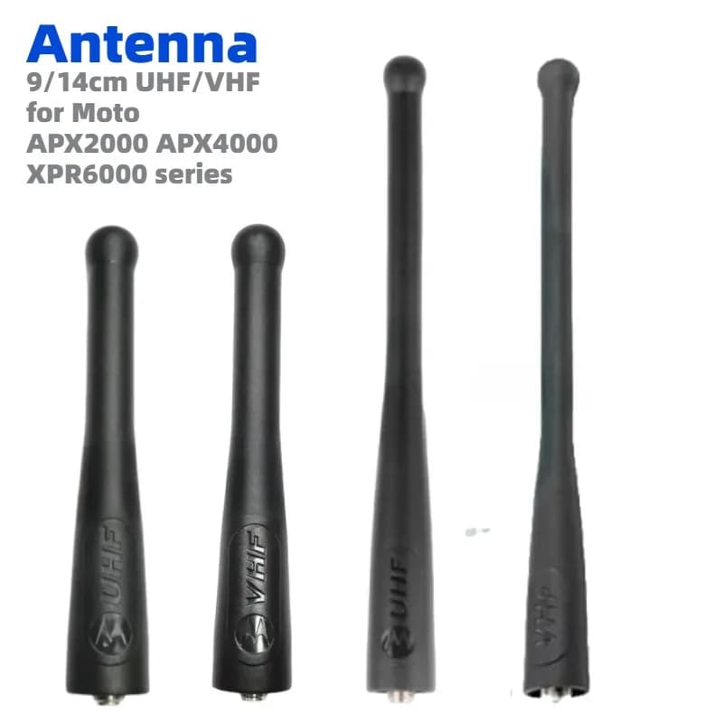 9/14cm UHF/VHF Stubby Antenna 400-470mhz for Motorola APX2000 APX4000 APX5000 APX6000 APX7000 DGP8550 Walkie Talkie Accessory