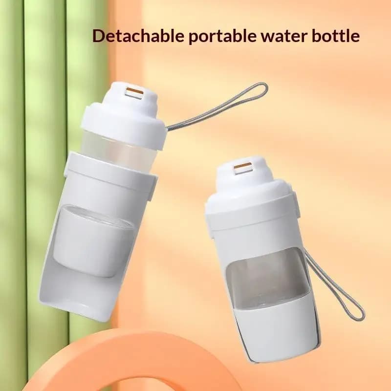 Portable Pet Water Bottle Built In Food Storage Dual Container Dog Cat Feeding Bowl Outdoor Walking Travel Pet Daily Supplies