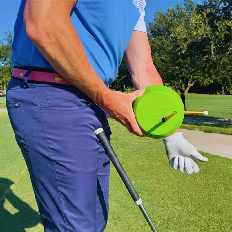 Correttore di postura del braccio oscillante da golf Allenatore di swing da golf Collegamento della palla Aiuti per l'allenamento dell'oscillazione Accessori per scheggiatura da golf-AA74