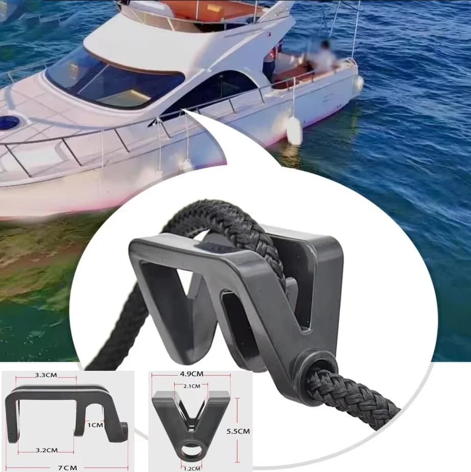 Ganci a sfera appoggiati per ammortizzazione per barca Airbag marino Legare il supporto della corda Clip per guardrail a sfera per paraurti regolabile per aggancio per yacht