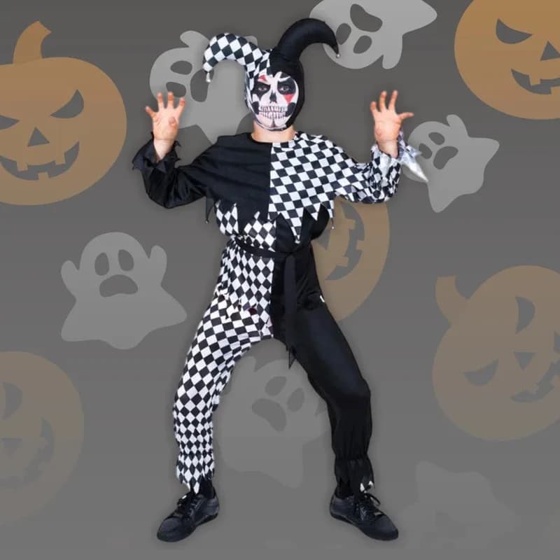 Creepy Cosplay Scary Clown Full Face Horror Movie&tv Costume Props Halloween Mask Carnival Dress Up Party Festival