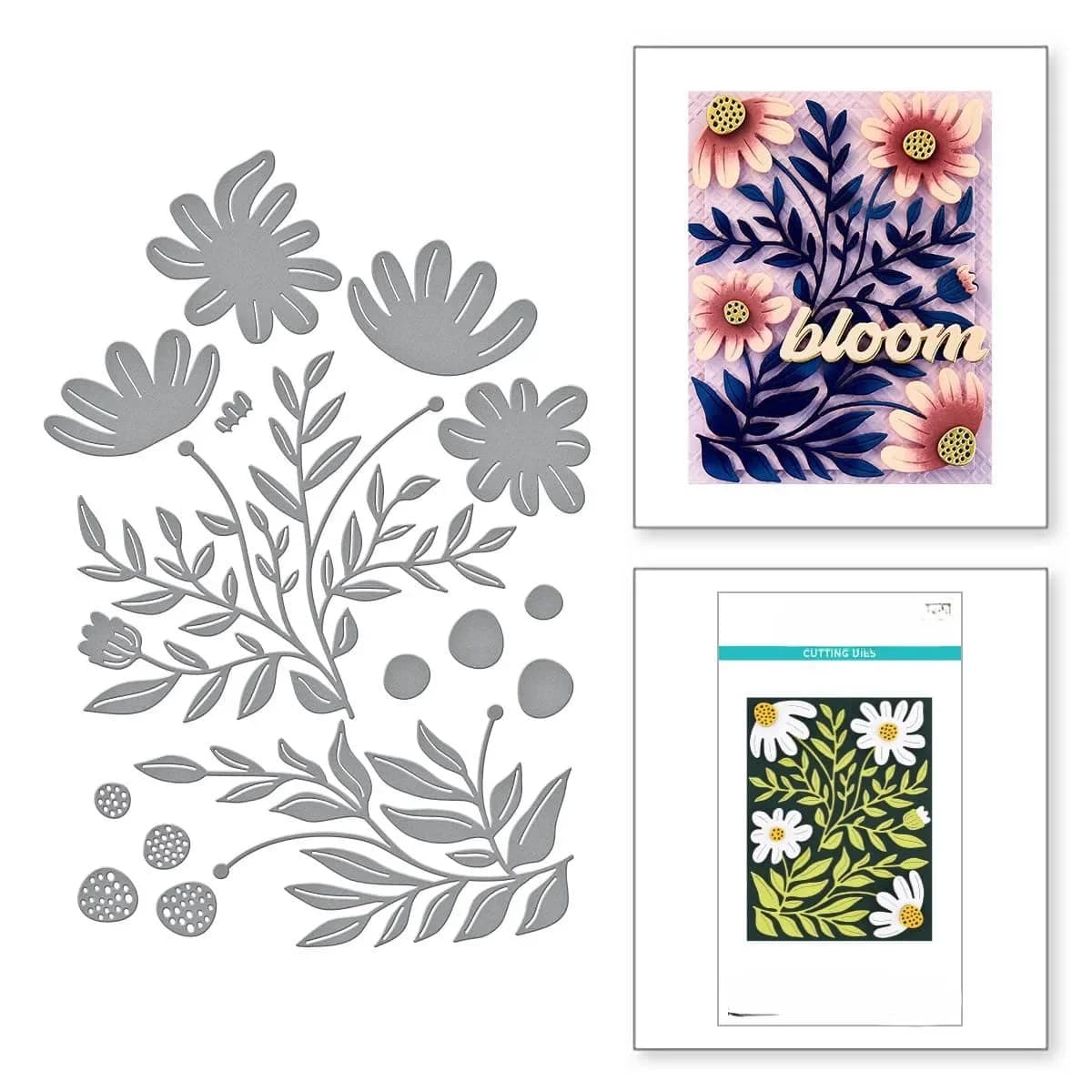 Fustelle e Timbri in Metallo 'Doccia di Amore, Goditi le Piccole Cose' per Scrapbooking Fai-da-Te, Carte e Stencil per Progetti Creativi