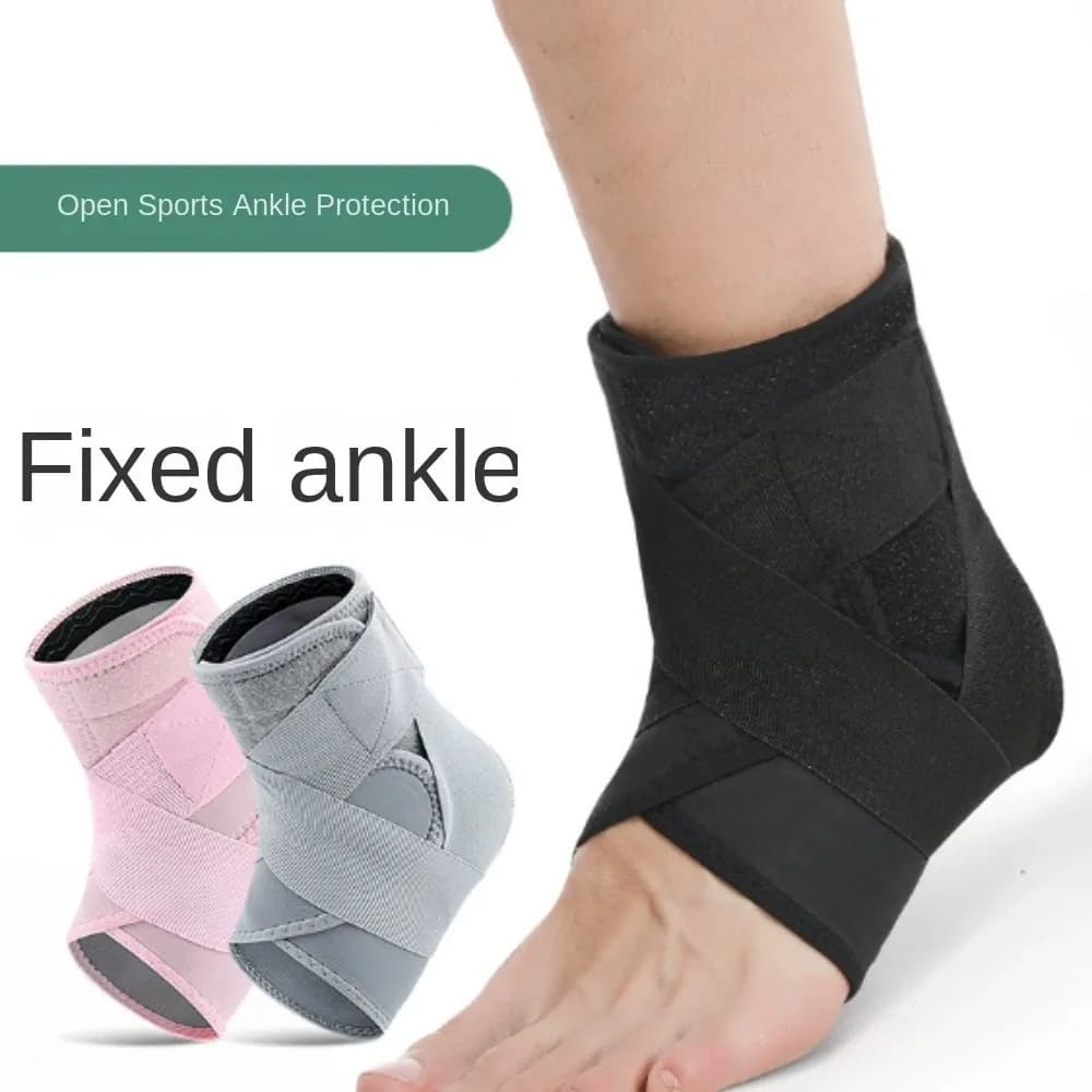 Supporto Elastico per Caviglia, Protezione Universale per Sport, Fascia Compressiva per Caviglia