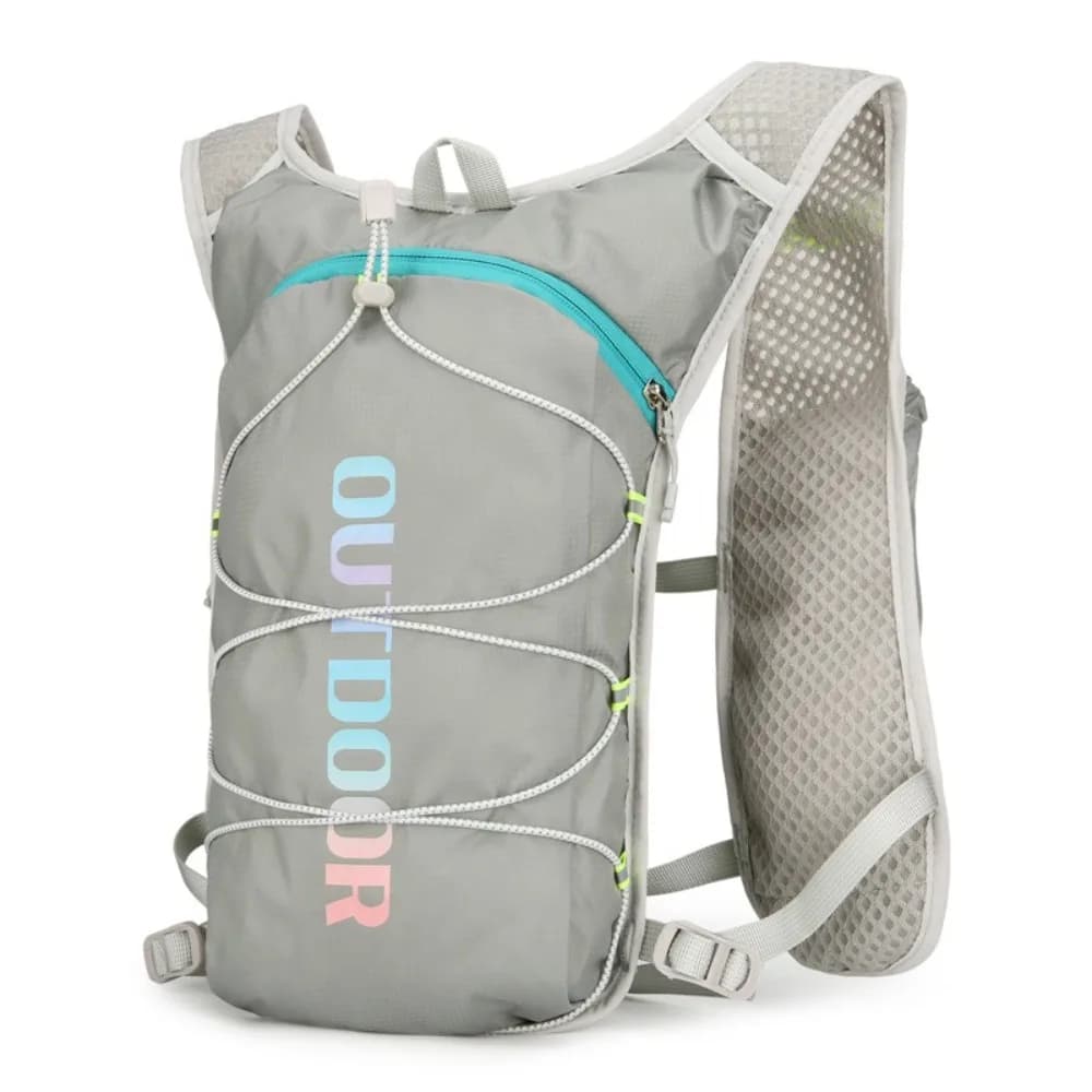 Breathable Hydration Pack Ultra-light Waterproof Running Hydration Vest Multiple Pockets Adjustable Hydration Jogging Vest