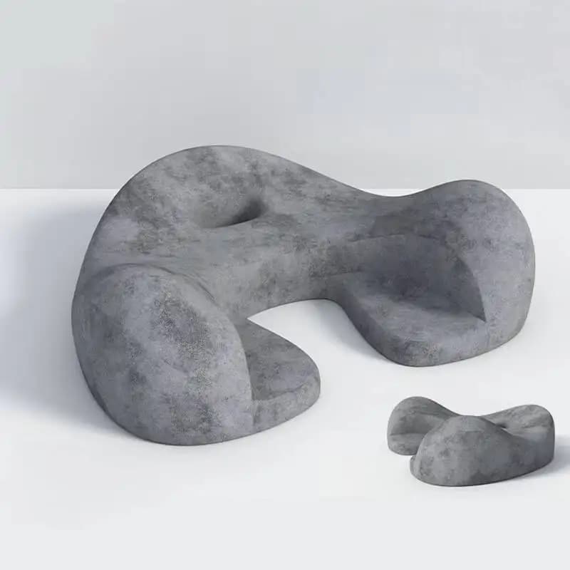 Ergonomic Design Yoga Meditation Bolster Pillow Cushion Memory Foam Meditation Floor Cushions for Sitting
