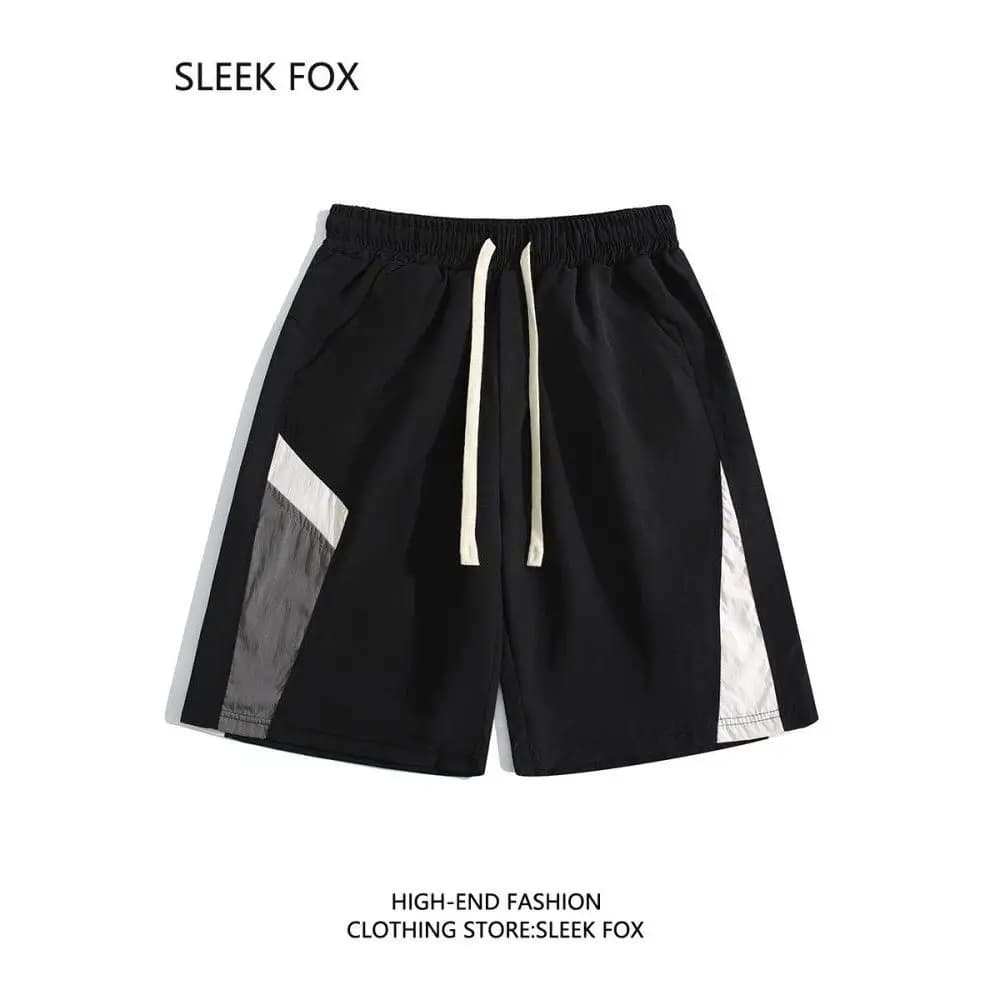Pantaloncini Casual a Cinque Quarti con Patchwork ad Asciugatura Rapida, Pantaloni da Spiaggia Estivi alla Moda, Comodi e Versatili Pantaloni Sportivi da Uomo