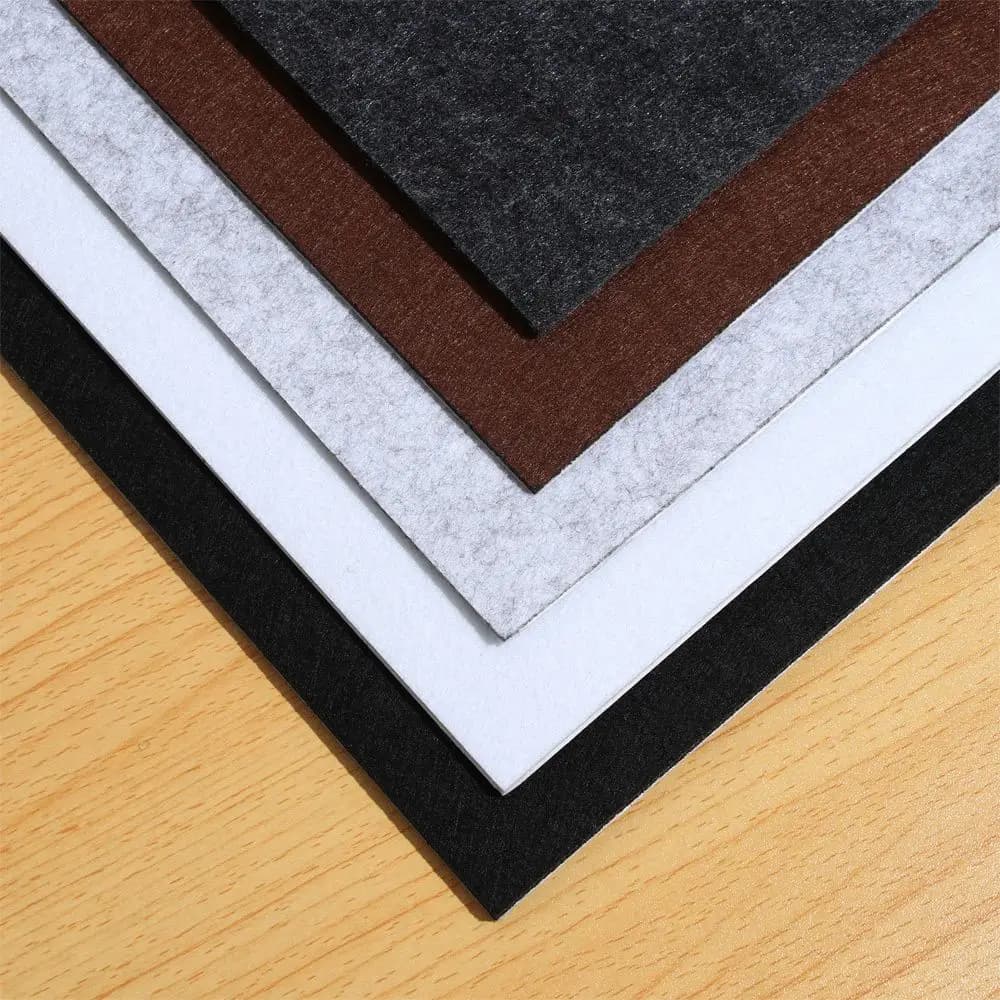 1 Sheet 3mm Self Adhesive Furniture Leg Anti Slip Chair Table Mats Felt Pads Anti Scratch Floor Protection DIY Cutting