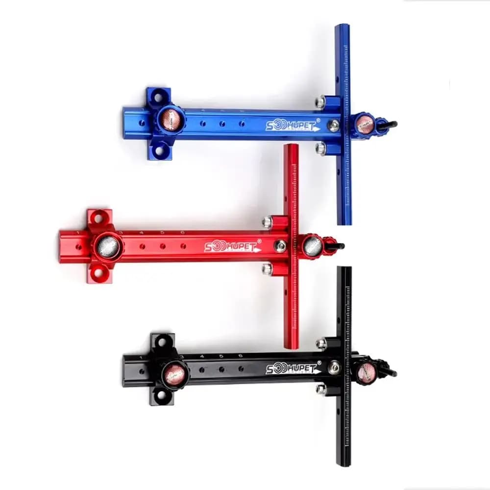 Mirino per arco Mirino per arco ricurvo Accessori in alluminio da 6 pollici Regolazione per tiro con l'arco Accessorio per caccia