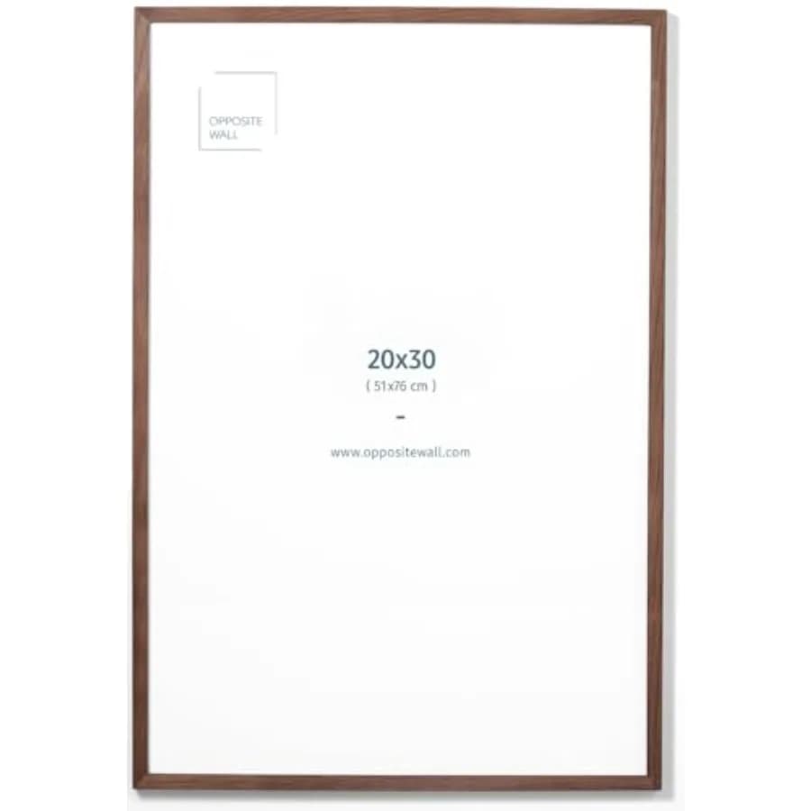 Cornice per foto in legno massello 20x30 pollici - Leggera, versatile e infrangibile - Cornice da parete per poster o foto - Decorazione da parete