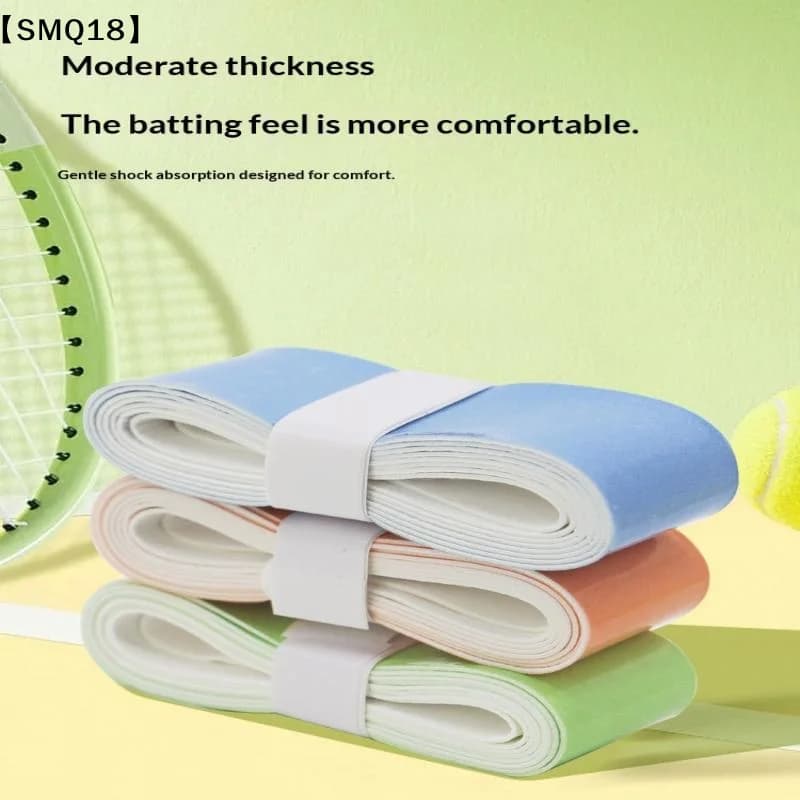 Gradient Color Sport Overgrip Tape Tennis Overgrip Sweatband Badminton Racket Grip Sweat Band Padel Shock Absorption Tape【SMQ】